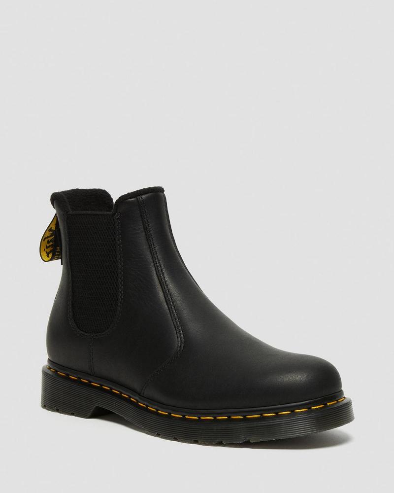 Botas de Invierno Dr Martens 2976 Warmwair Cuero Hombre Negros | MX 240UZG